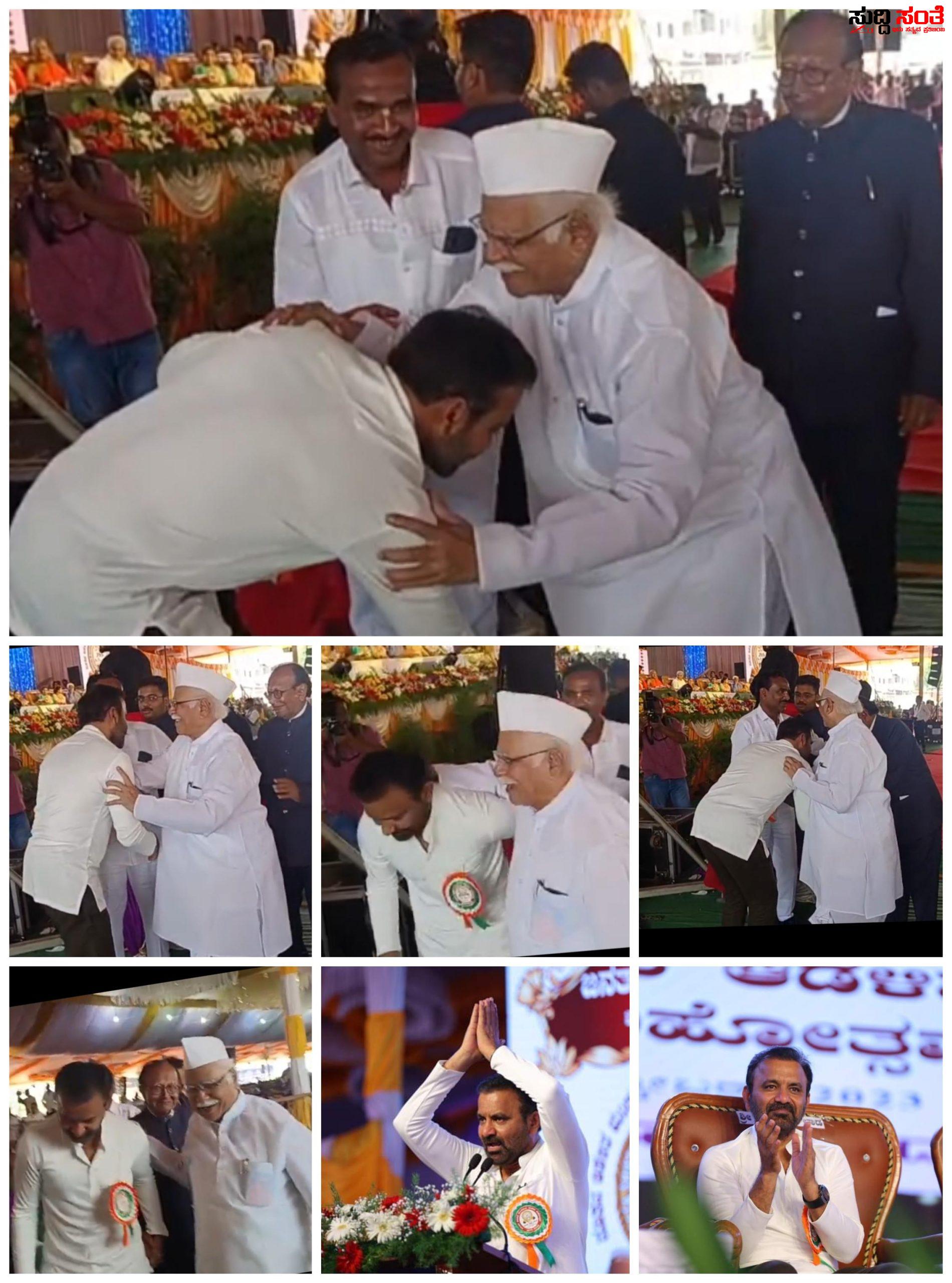 ಸರಳತೆಯ ಮೂರ್ತಿ ಮತ್ತೆ ಸಾಕ್ಷಿಯಾದ ಸಚಿವ ಸಂತೋಷ ಲಾಡ್ – ಹಿರಿಯರಿಗೆ ಹೇಗೆ ಗೌರವ ಕೊಡಬೇಕು ಕಾಣಬೇಕು ಎಂಬೊದನ್ನು ಕಾರ್ಯಕ್ರಮದಲ್ಲಿ ತೋರಿಸಿಕೊಟ್ಟು ರಾಜಕಾರಣಿಗಳಿಗೆ ಮಾದರಿಯಾದ ಸಂತೋಷ ಲಾಡ್….. ಸರಳತೆಯ ಮೂರ್ತಿ ಮತ್ತೆ ಸಾಕ್ಷಿಯಾದ ಸಚಿವ ಸಂತೋಷ ಲಾಡ್ – ಹಿರಿಯರಿಗೆ ಹೇಗೆ ಗೌರವ ಕೊಡಬೇಕು ಕಾಣಬೇಕು ಎಂಬೊದನ್ನು ಕಾರ್ಯಕ್ರಮದಲ್ಲಿ ತೋರಿಸಿಕೊಟ್ಟು ರಾಜಕಾರಣಿಗಳಿಗೆ ಮಾದರಿಯಾದ ಸಂತೋಷ ಲಾಡ್…..