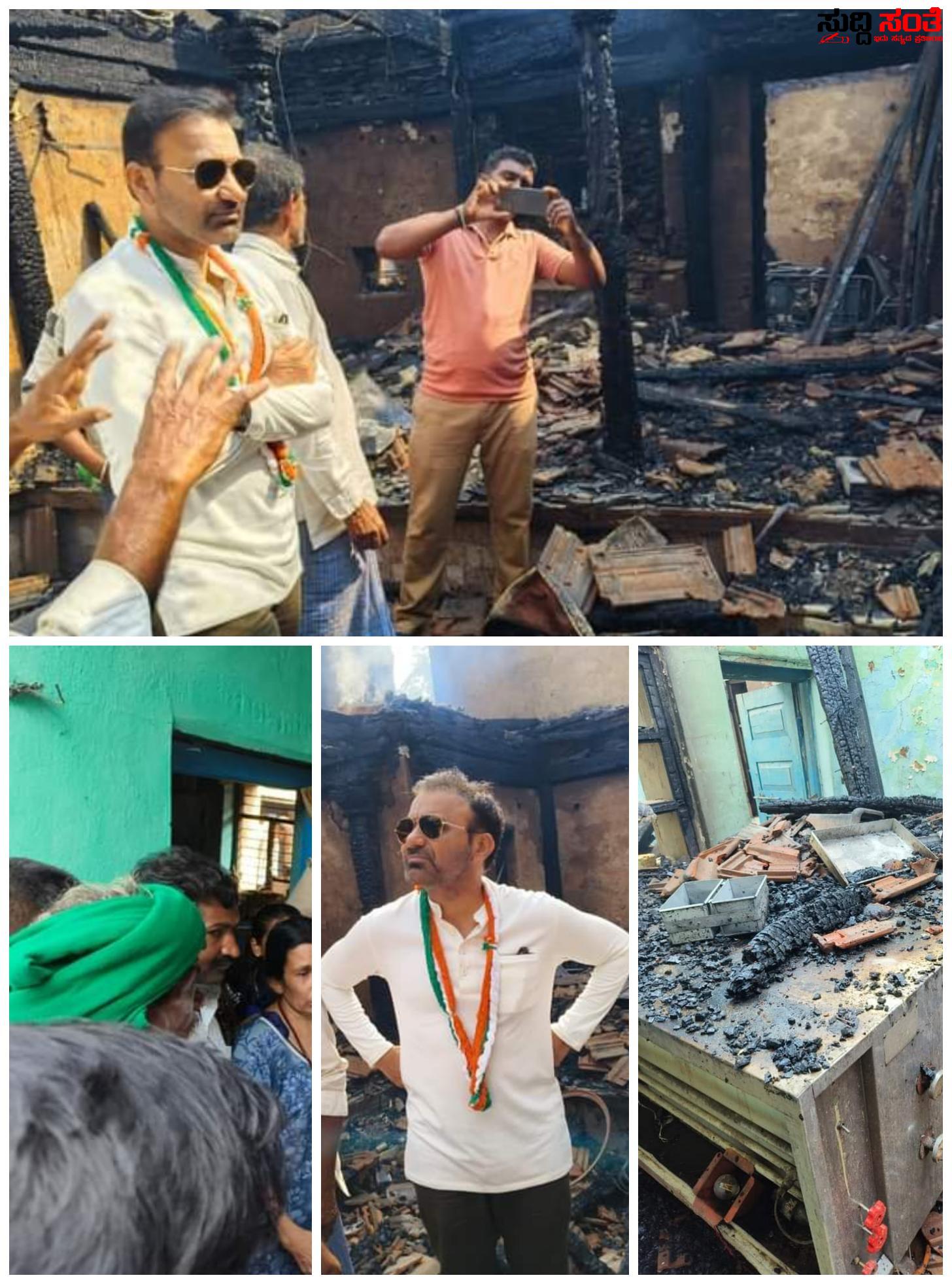 ಕ್ಷೇತ್ರದಲ್ಲಿ ಬೆಂಕಿಗಾಹುತಿಯಾದ ಬೇಕರಿಗೆ ಭೇಟಿ ನೀಡಿ ಪರಿಶೀಲನೆ ಮಾಡಿದ ಸಚಿವ ಸಂತೋಷ ಲಾಡ್ – ಬೇಕರಿ ಮಾಲಿಕರಿಗೆ ಸಾಂತ್ವನ ಹೇಳಿ ಮುನ್ನಚ್ಚರಿಕೆ ವಹಿಸುವಂತೆ ಸೂಚನೆ ನೀಡಿದ ಸಚಿವರು….. ಕ್ಷೇತ್ರದಲ್ಲಿ ಬೆಂಕಿಗಾಹುತಿಯಾದ ಬೇಕರಿಗೆ ಭೇಟಿ ನೀಡಿ ಪರಿಶೀಲನೆ ಮಾಡಿದ ಸಚಿವ ಸಂತೋಷ ಲಾಡ್ – ಬೇಕರಿ ಮಾಲಿಕರಿಗೆ ಸಾಂತ್ವನ ಹೇಳಿ ಮುನ್ನಚ್ಚರಿಕೆ ವಹಿಸುವಂತೆ ಸೂಚನೆ ನೀಡಿದ ಸಚಿವರು…..