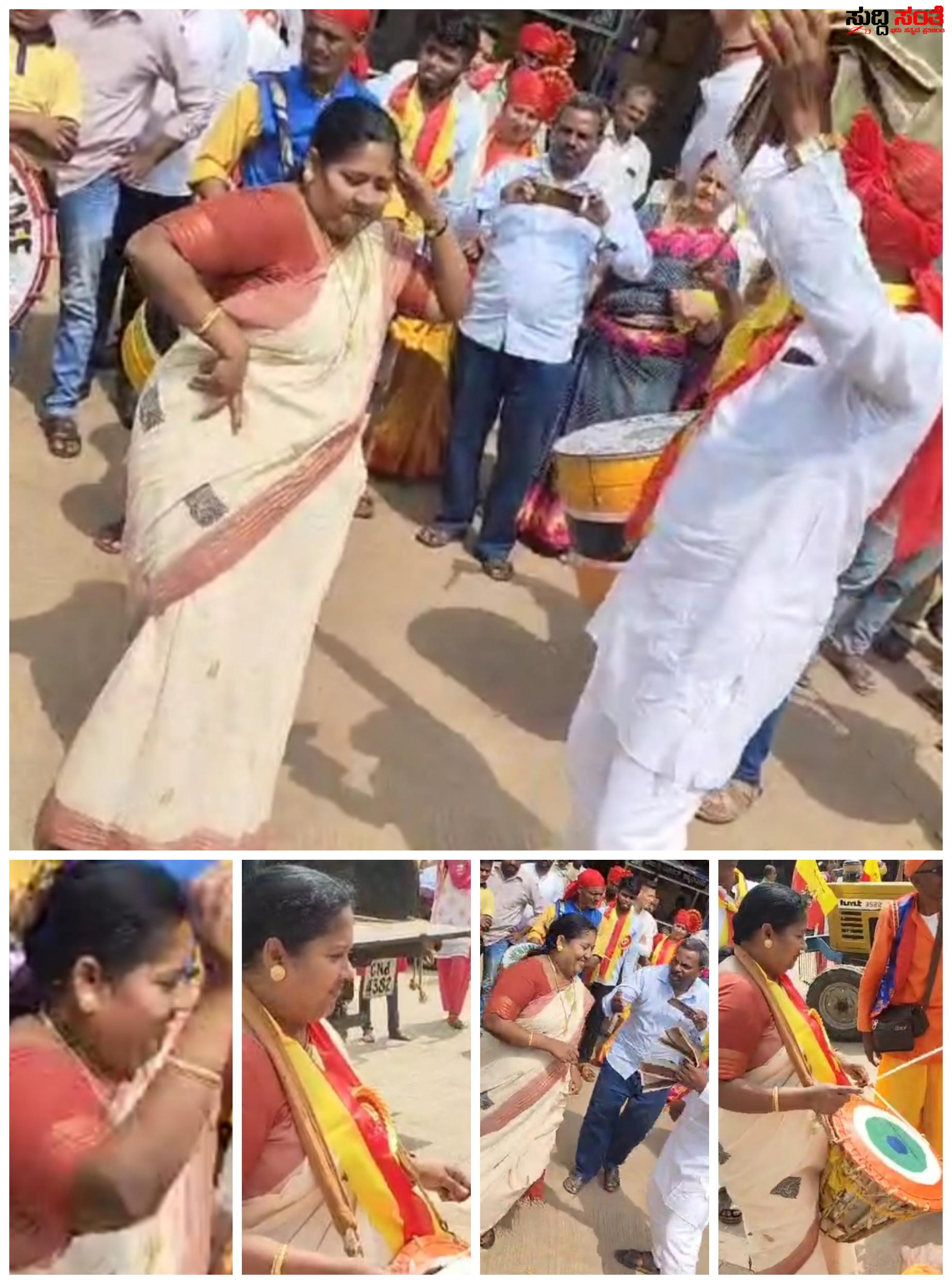 ಡ್ಯಾನ್ಸ್ ಮಾಡುತ್ತಾ ಕನ್ನಡ ಹಬ್ಬ ಆಚರಣೆ ಮಾಡಿದ ಪಾಲಿಕೆಯ ವಿಪಕ್ಷ ನಾಯಕಿ ಸುವರ್ಣ ಕಲ್ಲಕುಂಟ್ಲ – ಡೊಳ್ಳು ನಗರಿ ಬಾರಿಸುತ್ತಾ ಸಂಗೀತ ನಿನಾದಕ್ಕೆ ಹೆಜ್ಜೆ ಹಾಕಿ ಕುಪ್ಪಳಿಸಿದ ವಿಪಕ್ಷ ನಾಯಕಿ….. ಡ್ಯಾನ್ಸ್ ಮಾಡುತ್ತಾ ಕನ್ನಡ ಹಬ್ಬ ಆಚರಣೆ ಮಾಡಿದ ಪಾಲಿಕೆಯ ವಿಪಕ್ಷ ನಾಯಕಿ ಸುವರ್ಣ ಕಲ್ಲಕುಂಟ್ಲ – ಡೊಳ್ಳು ನಗರಿ ಬಾರಿಸುತ್ತಾ ಸಂಗೀತ ನಿನಾದಕ್ಕೆ ಹೆಜ್ಜೆ ಹಾಕಿ ಕುಪ್ಪಳಿಸಿದ ವಿಪಕ್ಷ ನಾಯಕಿ…..