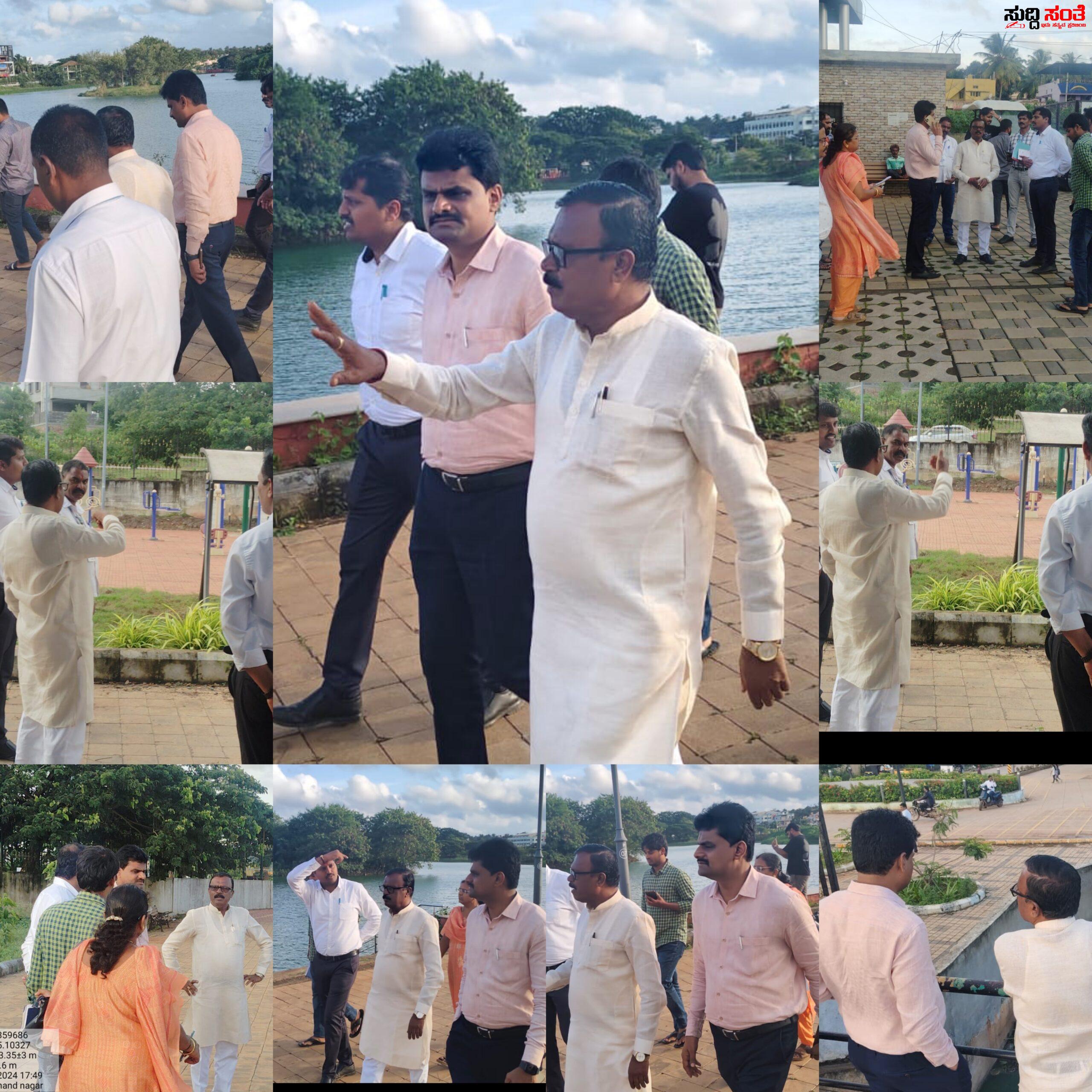 ಮೇಯರ್ ರೊಂದಿಗೆ ತೋಳನಕೆರೆಗೆ ಭೇಟಿ ನೀಡಿದ ಆಯುಕ್ತರು – ಕೆರೆಯಲ್ಲಿನ ಸ್ವಚ್ಚತೆ ಪರಿಶೀಲನೆ…..ಸ್ವಚ್ಚತೆ ಕಾಪಾಡುವಂತೆ ಖಡಕ್ ಸೂಚನೆ ನೀಡಿದ ಡಾ ಈಶ್ವರ ಉಳ್ಳಾಗಡ್ಡಿ..… ಮೇಯರ್ ರೊಂದಿಗೆ ತೋಳನಕೆರೆಗೆ ಭೇಟಿ ನೀಡಿದ ಆಯುಕ್ತರು – ಕೆರೆಯಲ್ಲಿನ ಸ್ವಚ್ಚತೆ ಪರಿಶೀಲನೆ…..ಸ್ವಚ್ಚತೆ ಕಾಪಾಡುವಂತೆ ಖಡಕ್ ಸೂಚನೆ ನೀಡಿದ ಡಾ ಈಶ್ವರ ಉಳ್ಳಾಗಡ್ಡಿ..…