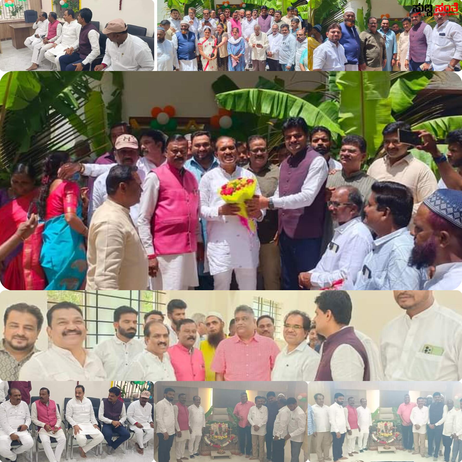 ಶಾಸಕ ಪ್ರಸಾದ ಅಬ್ಬಯ್ಯ ರ ನೂತನ ಸಾರ್ವಜನಿಕ ಸಂಪರ್ಕ ಕಚೇರಿ ಉದ್ಘಾಟನೆ – ಶಾಸಕರಿಗೆ ಹೂಗುಚ್ಚ ನೀಡಿ ಶುಭಹಾರೈಸಿದ ಪಾಲಿಕೆಯ ಆಯುಕ್ತ ಡಾ ಈಶ್ವರ ಉಳ್ಳಾಗಡ್ಡಿ….. ಶಾಸಕ ಪ್ರಸಾದ ಅಬ್ಬಯ್ಯ ರ ನೂತನ ಸಾರ್ವಜನಿಕ ಸಂಪರ್ಕ ಕಚೇರಿ ಉದ್ಘಾಟನೆ – ಶಾಸಕರಿಗೆ ಹೂಗುಚ್ಚ ನೀಡಿ ಶುಭಹಾರೈಸಿದ ಪಾಲಿಕೆಯ ಆಯುಕ್ತ ಡಾ ಈಶ್ವರ ಉಳ್ಳಾಗಡ್ಡಿ…..