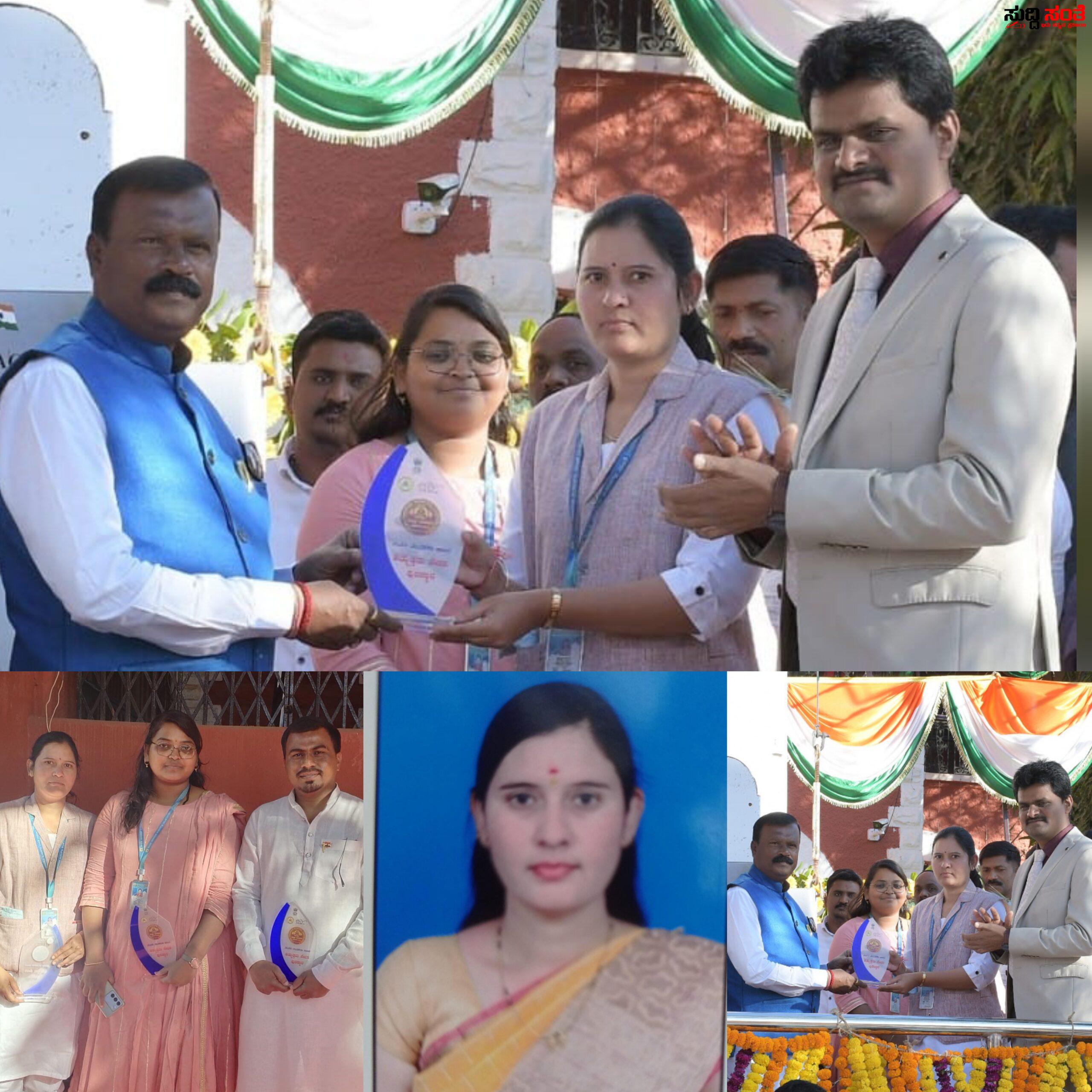 ಆರೋಗ್ಯ ನಿರೀಕ್ಷಿಕ ಅಧಿಕಾರಿ ಪದ್ಮಾವತಿ ತುಂಬಗಿಯವರಿಗೆ ಒಲಿದು ಬಂತು ಅತ್ಯುತ್ತಮ ಸೇವಾ ಪುರಸ್ಕಾರ ಗೌರವ – ಚಳಿ,ಮಳೆ,ಬಿಸಿಲು ಎನ್ನದೇ ಪೌರಕಾರ್ಮಿಕರೊಂದಿಗೆ ಕರ್ತವ್ಯ ನಿರ್ವಹಿಸುತ್ತಿರುವ ಪದ್ಮಾವತಿಯವರ ಕರ್ತವ್ಯ ನಿಷ್ಠೆಗೆ ಸಂದಿತು ಅತ್ಯುತ್ತಮ ಸೇವಾ ಪುರಸ್ಕಾರ ಗೌರವ….. ಆರೋಗ್ಯ ನಿರೀಕ್ಷಿಕ ಅಧಿಕಾರಿ ಪದ್ಮಾವತಿ ತುಂಬಗಿಯವರಿಗೆ ಒಲಿದು ಬಂತು ಅತ್ಯುತ್ತಮ ಸೇವಾ ಪುರಸ್ಕಾರ ಗೌರವ – ಚಳಿ,ಮಳೆ,ಬಿಸಿಲು ಎನ್ನದೇ ಪೌರಕಾರ್ಮಿಕರೊಂದಿಗೆ ಕರ್ತವ್ಯ ನಿರ್ವಹಿಸುತ್ತಿರುವ ಪದ್ಮಾವತಿಯವರ ಕರ್ತವ್ಯ ನಿಷ್ಠೆಗೆ ಸಂದಿತು ಅತ್ಯುತ್ತಮ ಸೇವಾ ಪುರಸ್ಕಾರ ಗೌರವ…..