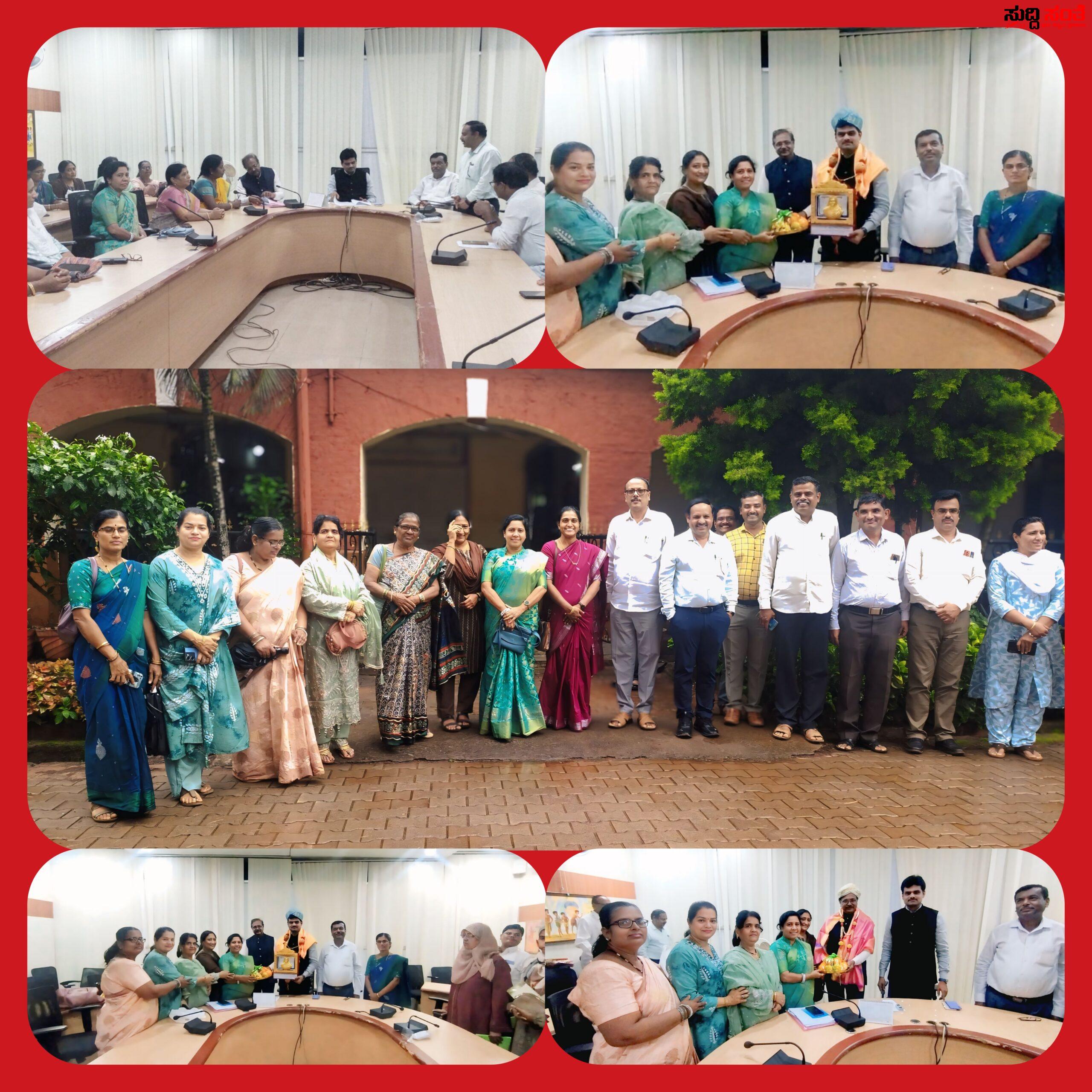 ಶಿಕ್ಷಣ ಇಲಾಖೆಯ ಆಯುಕ್ತರಿಗೆ ಸಾವಿತ್ರಿಬಾಯಿ ಫುಲೆ ಶಿಕ್ಷಕಿಯರ ಸಂಘದಿಂದ ಸ್ವಾಗತ – ರಾಜ್ಯಾದ್ಯಕ್ಷರಾದ ಡಾ. ಲತಾ ಎಸ್ ಮುಳ್ಳೂರ್ ನೇತ್ರತ್ವದಲ್ಲಿ ಸನ್ಮಾನ ಗೌರವ…..ಜಿಲ್ಲಾ ಘಟಕದ ಸಂಘದ ಪದಾಧಿಕಾರಿಗಳು ಉಪಸ್ಥಿತಿ….. ಶಿಕ್ಷಣ ಇಲಾಖೆಯ ಆಯುಕ್ತರಿಗೆ ಸಾವಿತ್ರಿಬಾಯಿ ಫುಲೆ ಶಿಕ್ಷಕಿಯರ ಸಂಘದಿಂದ ಸ್ವಾಗತ – ರಾಜ್ಯಾದ್ಯಕ್ಷರಾದ ಡಾ. ಲತಾ ಎಸ್ ಮುಳ್ಳೂರ್ ನೇತ್ರತ್ವದಲ್ಲಿ ಸನ್ಮಾನ ಗೌರವ…..ಜಿಲ್ಲಾ ಘಟಕದ ಸಂಘದ ಪದಾಧಿಕಾರಿಗಳು ಉಪಸ್ಥಿತಿ…..