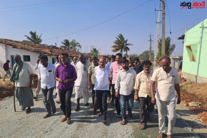 2ಕೋಟಿ 80ಲಕ್ಷ ರೂಪಾಯಿ ವೆಚ್ಚದ ರಸ್ತೆ ಕಾಮಗಾರಿ ಪರಿಶೀಲನೆ ಮಾಡಿದ BJP ನಾಯಕ M R ಪಾಟೀಲ್ – ಪರಿಶೀಲನೆ ನಡೆಸಿ ಉತ್ತಮ ಗುಣಮಟ್ಟದ ರಸ್ತೆ ಕಾಮಗಾರಿ ಮಾಡುವಂತೆ ಸೂಚನೆ ನೀಡಿದ ಪಾಟೀಲ್ ರು…..