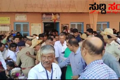 ಹುಬ್ಬಳ್ಳಿಯ ಸಿದ್ದಾರೂಢ ದೇವಸ್ಥಾನದಲ್ಲಿ ಮಹಿಳೆಯರ ಮೇಲೆ ಬಿದ್ದ ಪೊಲೀಸರು – CM ಆಗಮನದ ಸಮಯದಲ್ಲಿ ಎಡವಟ್ಟು……