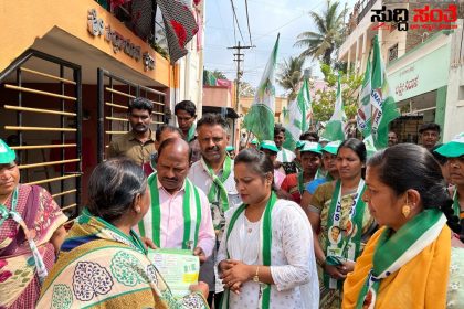 ಹುಬ್ಬಳ್ಳಿಯಲ್ಲಿ ಮುಂದುವರೆದ ವೀರಭದ್ರಪ್ಪ ಹಾಲರವಿ ಅಬ್ಬರದ ಪ್ರಚಾರ – ಪೂರ್ವ ಕ್ಷೇತ್ರದಲ್ಲಿ ವೀರಭ್ರದಪ್ಪ ಹಾಲರವಿ ಅವರಿಗೆ ಕಂಡು ಬರುತ್ತಿದೆ ಅಪಾರ ಬೆಂಬಲ…..