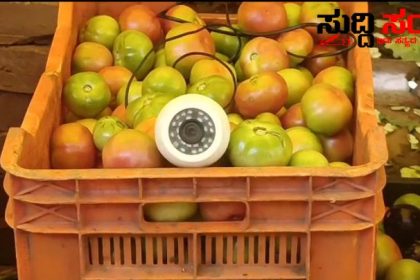 ÇC Tv ಭದ್ರತೆಯಲ್ಲಿ ಟೊಮ್ಯಾಟೋ ವ್ಯಾಪಾರ – ರಸ್ತೆ ಬದಿಯಲ್ಲಿ ಕುಳಿತುಕೊಂಡು ಸಿಸಿ ಟಿವಿ ಯ ಭದ್ರತೆಯಲ್ಲಿ ವ್ಯಾಪಾರ…..