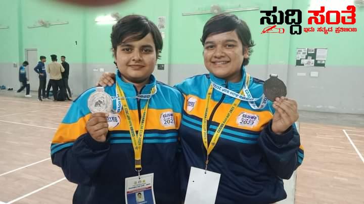 ಪದಕ ಬೇಟೆ ಮುಂದುವರೆಸಿದ ಬನ್ನಿಕೊಪ್ಪ ಸಹೋದರಿಯರು – ಮೈಸೂರು ದಸರಾ ಕ್ರೀಡಾಕೂಟದಲ್ಲಿ ಪದಕ ಪಡೆದ ಭೂಮಿಕಾ,ದಾಮಿನಿ…..