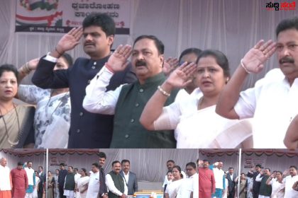 ಹುಬ್ಬಳ್ಳಿಯಲ್ಲಿ ಐತಿಹಾಸಿಕ ರಾಣಿ ಚೆನ್ನಮ್ಮ ಮೈದಾನದಲ್ಲಿ ಪಾಲಿಕೆಯ ಆಯುಕ್ತ ಡಾ ಈಶ್ವರ ಉಳ್ಳಾಗಡ್ಡಿ ಯವರಿಂದ ಧ್ವಜಾರೋಹಣ – ಶಾಸಕ ಮಹೇಶ್ ತೆಂಗಿನಕಾಯಿ,ಮೇಯರ್ ಸೇರಿದಂತೆ ಹಲವರು ಉಪಸ್ಥಿತಿ ಸಡಗರ ಸಂಭ್ರಮದಿಂದ ಕಂಡು ಬಂದ ಗಣರಾಜ್ಯೋತ್ಸವ ಕಾರ್ಯಕ್ರಮ…..