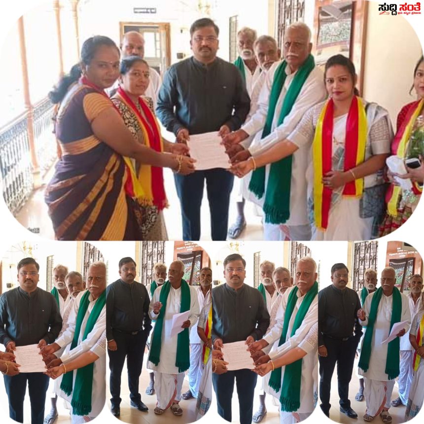 ಬಜೆಟ್ ನಲ್ಲಿ ರೈತರಿಗೆ ಪ್ರತಿ ಏಕರೆಗೆ 50 ಸಾವಿರ ಬರಪರಿಹಾರ ಘೋಷಣೆ ಮಾಡಿ – ಕರುನಾಡ ರಕ್ಷಣಾ ವೇದಿಕೆಯ ಧಾರವಾಡ ಜಿಲ್ಲಾ ಘಟಕದಿಂದ ರಾಜ್ಯ ಉಪಾಧ್ಯಕ್ಷರಾದ ಪೂರ್ಣಿಮಾ ಸವದತ್ತಿ ಟೀಮ್ ನಿಂದ DC ಯವರಿಗೆ ಮನವಿ….. ಬಜೆಟ್ ನಲ್ಲಿ ರೈತರಿಗೆ ಪ್ರತಿ ಏಕರೆಗೆ 50 ಸಾವಿರ ಬರಪರಿಹಾರ ಘೋಷಣೆ ಮಾಡಿ – ಕರುನಾಡ ರಕ್ಷಣಾ ವೇದಿಕೆಯ ಧಾರವಾಡ ಜಿಲ್ಲಾ ಘಟಕದಿಂದ ರಾಜ್ಯ ಉಪಾಧ್ಯಕ್ಷರಾದ ಪೂರ್ಣಿಮಾ ಸವದತ್ತಿ ಟೀಮ್ ನಿಂದ DC ಯವರಿಗೆ ಮನವಿ…..