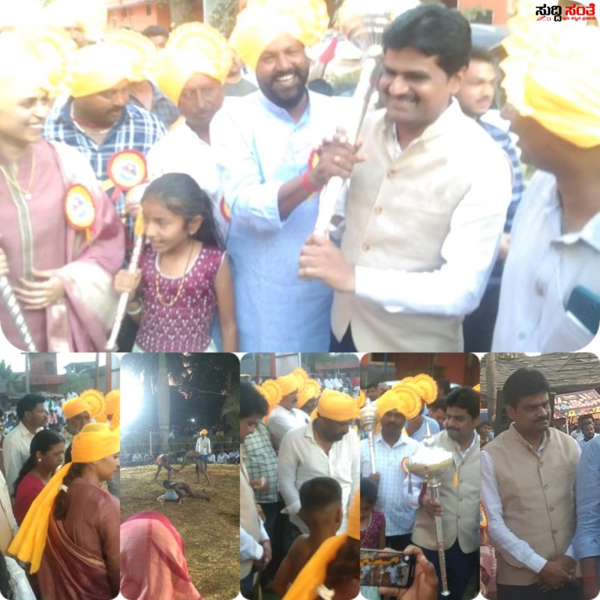 ಮುರುಘಾಮಠದ ಜಾತ್ರೆಯಲ್ಲಿ ಕುಸ್ತಿ ಅಖಾಡದಲ್ಲಿ ಪಾಲಿಕೆಯ ಆಯುಕ್ತರು – ಬೆಳ್ಳಿ ಗದೆಯೊಂದಿಗೆ ವಿಶೇಷವಾಗಿ ಮಿಂಚಿದ ಡಾ ಈಶ್ವರ ಉಳ್ಳಾಗಡ್ಡಿ…..