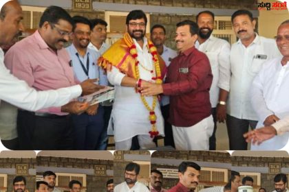 ಸರ್ಕಾರಿ ನೌಕರರ ಸಂಘದಿಂದ ವಿನಯ ಕುಲಕರ್ಣಿಯವರಿಗೆ ಸನ್ಮಾನ ಗೌರವ – ಒಳಚರಂಡಿ ಮತ್ತು ನಗರ ನೀರು ಸರಬರಾಜು ಮಂಡಳಿಯ ಅಧ್ಯಕ್ಷರಾಗಿ ಮೊದಲ ಬಾರಿಗೆ ಆಗಮಿಸಿದ ಹಿನ್ನಲೆಯಲ್ಲಿ ಜಿಲ್ಲಾಧ್ಯಕ್ಷ SF ಸಿದ್ದನಗೌಡರ ನೇತ್ರತ್ವದಲ್ಲಿ ಸನ್ಮಾನ ಗೌರವ…..