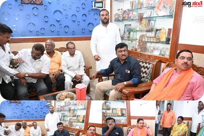 ದಿವಂಗತ  ಹನಮಂತಪ್ಪ ಗೋಕಾಕ ಮನೆಗೆ ಭೇಟೆ ನೀಡಿದ ಕೇಂದ್ರ ಸಚಿವ ಪ್ರಹ್ಲಾದ್ ಜೋಶಿ – ಬಿಡುವಿಲ್ಲದ ಚುನಾವಣೆಯ ಕಾರ್ಯಕ್ರಮಗಳ ನಡುವೆಯೂ ಕೂಡಾ ನಿಧನರಾದ ಪಕ್ಷದ ಮುಖಂಡನ ಮನೆಗೆ ತೆರಳಿ ಕುಟುಂಬದವರಿಗೆ ಸಾಂತ್ವನ ಹೇಳಿದ ನಾಯಕ…..ಅಣ್ಣಪ್ಪ ಗೋಕಾಕ,ಅನುಪ ಬೀಜವಾಡ ಸೇರಿದಂತೆ ಹಲವರು ಉಪಸ್ಥಿತಿ…..