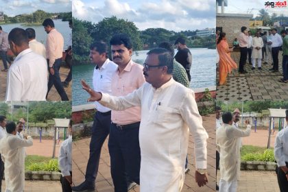 ಮೇಯರ್ ರೊಂದಿಗೆ ತೋಳನಕೆರೆಗೆ ಭೇಟಿ ನೀಡಿದ ಆಯುಕ್ತರು – ಕೆರೆಯಲ್ಲಿನ ಸ್ವಚ್ಚತೆ ಪರಿಶೀಲನೆ…..ಸ್ವಚ್ಚತೆ ಕಾಪಾಡುವಂತೆ ಖಡಕ್ ಸೂಚನೆ ನೀಡಿದ ಡಾ ಈಶ್ವರ ಉಳ್ಳಾಗಡ್ಡಿ..‌‌‌…