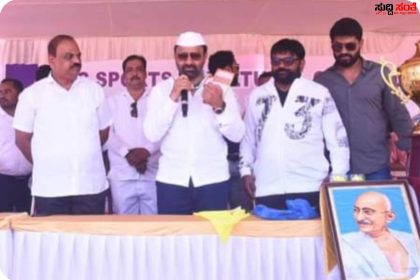 ಧಾರವಾಡದಲ್ಲಿ ಹೊಟೇಲ್ ಮಾಲೀಕರು,ಕಾರ್ಮಿಕರ ಕ್ರಿಕೆಟ್ ಪಂದ್ಯಾವಳಿ – ದಿವಂಗತ ಅಕ್ಕಮ್ಮ ಶೆಟ್ಟಿ ಸ್ಮರಣಾರ್ಥ ಹೊನಲು ಬೆಳಕಿನ ಪಂದ್ಯಾವಳಿಗೆ ಸಚಿವ ಸಂತೋಷ ಲಾಡ್ ಚಾಲನೆ…..ಹೊಟೇಲ್ ಮಾಲೀಕರು,ಕಾರ್ಮಿಕರು ಉಪಸ್ಥಿತಿ…..