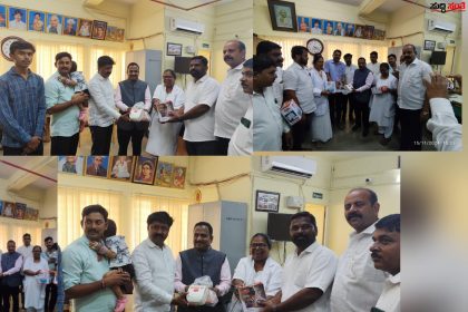 ಧಾರವಾಡ ಧ್ವನಿ ಸಂಘಟನೆಯಿಂದ ಜಿಲ್ಲಾಸ್ಪತ್ರೆಗೆ ಆಕ್ಸಿಜನ್ ಮಷಿನ್ ಗಳ ಕೊಡುಗೆ – ಈಶ್ವರ ಶಿವಳ್ಳಿ ನೇತ್ರತ್ವದಲ್ಲಿ ಸಂಘಟನೆಯಿಂದ ಜಿಲ್ಲಾಸ್ಪತ್ರೆಗೆ ಗಿಪ್ಟ್…..