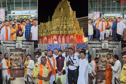 ಯಲ್ಲಮ್ಮಗುಡ್ಡಕ್ಕೆ ಭೇಟಿ ನೀಡಿದ BJP ನಿಯೋಗ – ಸಿಟಿ ರವಿ,ಮಹೇಶ್ ಟೆಂಗಿನಕಾಯಿ ಯವರೊಂದಿಗೆ ಯಲ್ಲಮ್ಮದೇವಿ ದರ್ಶನ ಮಾಡಿದ ಅಣ್ಣಪ್ಪ ಗೋಕಾಕ,ಅನುಪ ಬೆಜವಾಡ ಆಂಡ್ ಟೀಮ್…..