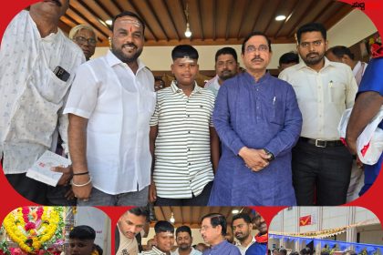 ಸಾಯಿ ಗೋಕಾಕ ಹುಟ್ಟು ಹಬ್ಬಕ್ಕೆ ಶುಭಕೋರಿದ ಕೇಂದ್ರ ಸಚಿವ ಪ್ರಹ್ಲಾದ್ ಜೋಶಿ – ಸಿಹಿ ತಿನ್ನಿಸಿ ಹುಟ್ಟು ಹಬ್ಬದ ವಿಶ್ ಮಾಡಿದ ಕೇಂದ್ರ ಸಚಿವರು…..ಅಣ್ಣಪ್ಪ ಗೋಕಾಕ,ಸೇರಿದಂತೆ ಹಲವರು ಉಪಸ್ಥಿತಿ…..