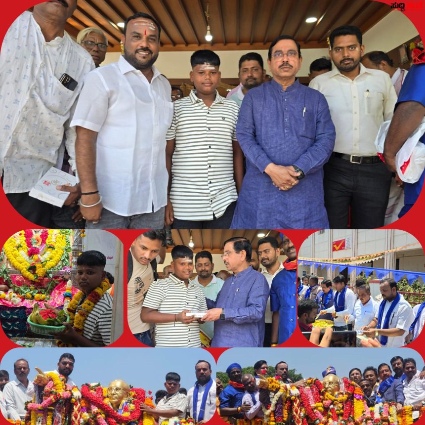 ಸಾಯಿ ಗೋಕಾಕ ಹುಟ್ಟು ಹಬ್ಬಕ್ಕೆ ಶುಭಕೋರಿದ ಕೇಂದ್ರ ಸಚಿವ ಪ್ರಹ್ಲಾದ್ ಜೋಶಿ – ಸಿಹಿ ತಿನ್ನಿಸಿ ಹುಟ್ಟು ಹಬ್ಬದ ವಿಶ್ ಮಾಡಿದ ಕೇಂದ್ರ ಸಚಿವರು…..ಅಣ್ಣಪ್ಪ ಗೋಕಾಕ,ಸೇರಿದಂತೆ ಹಲವರು ಉಪಸ್ಥಿತಿ…..