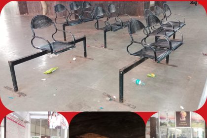 ಇವುಗಳ ಮೇಲೆ ಹೇಗೆ ಕುಳಿತುಕೊಳ್ಳಬೇಕು ಹೇಳಿ – ಧಾರವಾಡ ಹೊಸ ಬಸ್ ನಿಲ್ದಾಣದಲ್ಲಿ ಕುಂಟಾಡುತ್ತಿವೆ ಕುಳಿತುಕೊಳ್ಳುವ ಕುರ್ಚಿಗಳು…..ಕುರ್ಚಿಗೆ ಆಸರೆಯಾಗಿದೆ ಕಲ್ಲು…..