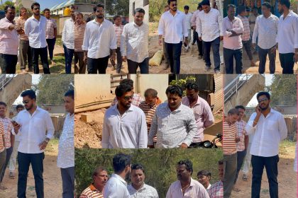 ಒಳಚರಂಡಿ ಕಾಮಗಾರಿ ಪರಿಶೀಲನೆ ಮಾಡಿದ ಪಾಲಿಕೆಯ ಸದಸ್ಯ ಅರ್ಜುನ ಪಾಟೀಲ್ – ಒಳಚರಂಡಿ,ರಸ್ತೆ ಅಭಿವೃದ್ದಿ ಕಾಮಗಾರಿ ವೀಕ್ಷಣೆ ಗುಣಮಟ್ಟ ಕೆಲಸ ಮಾಡುವಂತೆ ಸೂಚನೆ…..