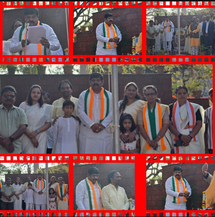 ಧಾರವಾಡ ಮಹಾನಗರ ಪಾಲಿಕೆಯಲ್ಲಿ ಉಪಮೇಯರ್ ಸಂತೋಷ ಚವ್ಹಾಣ ಅವರಿಂದ ಧ್ವಜಾರೋಹಣ – ಹುಬ್ಬಳ್ಳಿ ಧಾರವಾಡ ಮಹಾನಗರ ಪಾಲಿಕೆಯಲ್ಲಿ ಸಡಗರ ಸಂಭ್ರಮದಿಂದ ಗಣರಾಜ್ಯೋತ್ಸವ ಆಚರಣೆ …..ಉಪಮೇಯರ್ ಗೆ ಸಾಥ್ ನೀಡಿದ ಪಾಲಿಕೆಯ ಅಧಿಕಾರಿಗಳು ಸಿಬ್ಬಂದಿಗಳು….. ಧಾರವಾಡ ಮಹಾನಗರ ಪಾಲಿಕೆಯಲ್ಲಿ ಉಪಮೇಯರ್ ಸಂತೋಷ ಚವ್ಹಾಣ ಅವರಿಂದ ಧ್ವಜಾರೋಹಣ – ಹುಬ್ಬಳ್ಳಿ ಧಾರವಾಡ ಮಹಾನಗರ ಪಾಲಿಕೆಯಲ್ಲಿ ಸಡಗರ ಸಂಭ್ರಮದಿಂದ ಗಣರಾಜ್ಯೋತ್ಸವ ಆಚರಣೆ …..ಉಪಮೇಯರ್ ಗೆ ಸಾಥ್ ನೀಡಿದ ಪಾಲಿಕೆಯ ಅಧಿಕಾರಿಗಳು ಸಿಬ್ಬಂದಿಗಳು…..