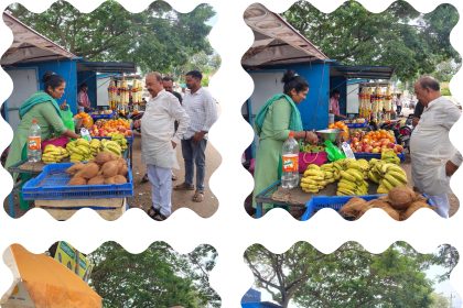 ಹಣ್ಣು ಖರೀದಿಸಿ ವ್ಯಾಪಾರಿಗಳ ಯೋಗಕ್ಷೇಮ ವಿಚಾರಿಸಿದ ಶಾಸಕ MR ಪಾಟೀಲ್ – ಸಾಮಾನ್ಯರಂತೆ ಬೀದಿ ಬದಿಯಲ್ಲಿ ಹಣ್ಣು ಖರೀದಿ…..